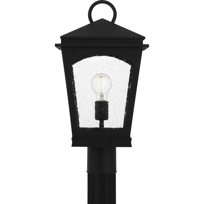 Myhouse Lighting Quoizel - HUK9010EK - One Light Outdoor Post Lantern - Huck - Earth Black