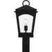 Myhouse Lighting Quoizel - HUK9010EK - One Light Outdoor Post Lantern - Huck - Earth Black