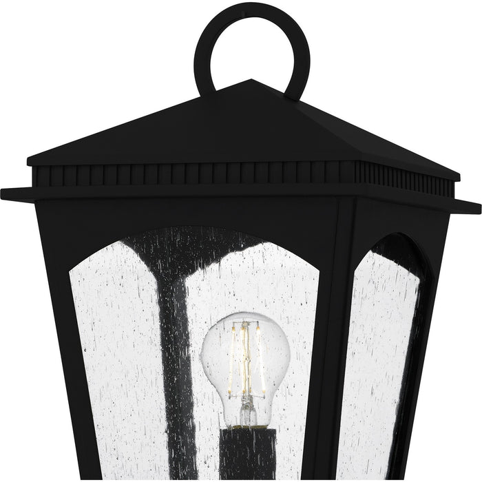 Myhouse Lighting Quoizel - HUK9010EK - One Light Outdoor Post Lantern - Huck - Earth Black