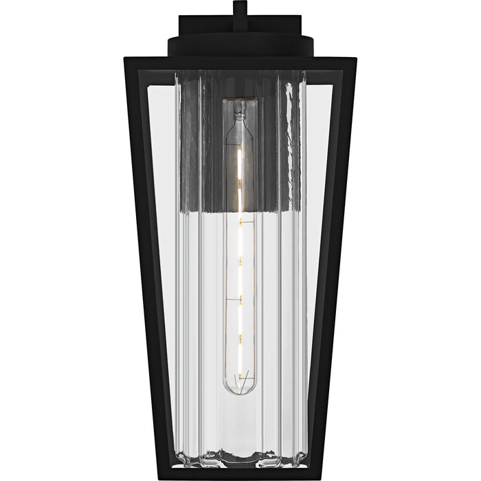 Myhouse Lighting Quoizel - JET8409MBK - One Light Outdoor Wall Lantern - Jett - Matte Black