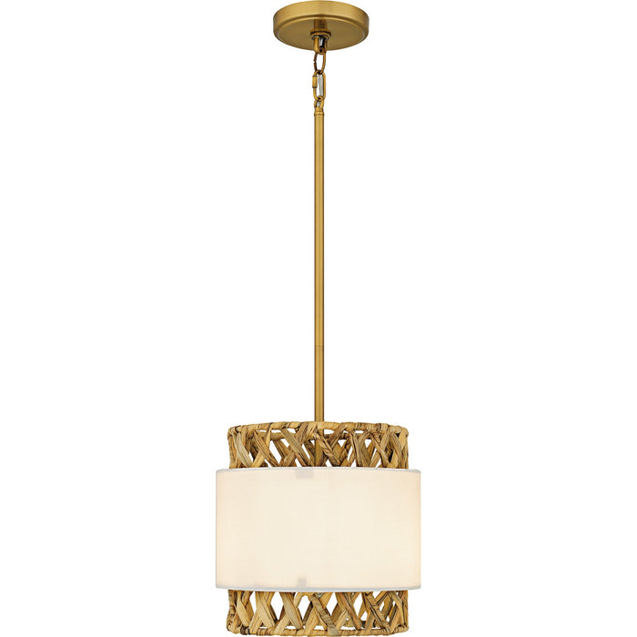 Myhouse Lighting Quoizel - KAT1510BRG - One Light Mini Pendant - Kate - Brushed Gold