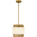 Myhouse Lighting Quoizel - KAT1510BRG - One Light Mini Pendant - Kate - Brushed Gold