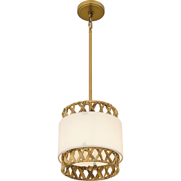 Myhouse Lighting Quoizel - KAT1510BRG - One Light Mini Pendant - Kate - Brushed Gold