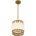 Myhouse Lighting Quoizel - KAT1510BRG - One Light Mini Pendant - Kate - Brushed Gold