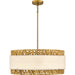 Myhouse Lighting Quoizel - KAT2824BRG - Five Light Pendant - Kate - Brushed Gold