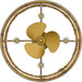Myhouse Lighting Quoizel - KAT3124BRG - Four Light Fan Light - Kate - Brushed Gold