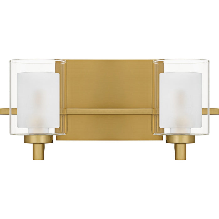 Myhouse Lighting Quoizel - KLT8602BRGLED - Two Light Bath - Kolt - Brushed Gold