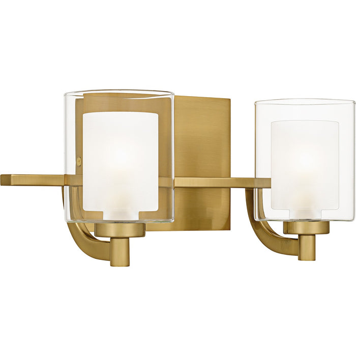 Myhouse Lighting Quoizel - KLT8602BRGLED - Two Light Bath - Kolt - Brushed Gold
