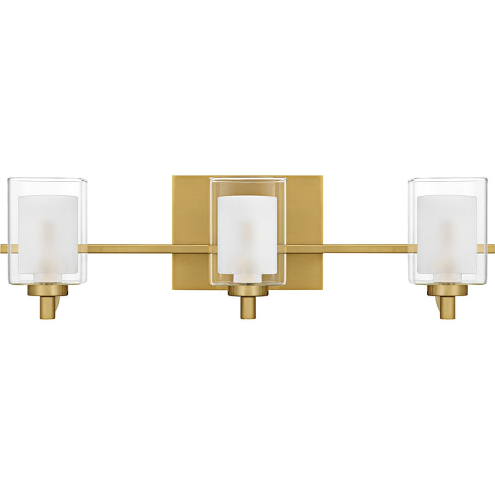 Myhouse Lighting Quoizel - KLT8603BRGLED - Three Light Bath - Kolt - Brushed Gold