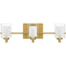 Myhouse Lighting Quoizel - KLT8603BRGLED - Three Light Bath - Kolt - Brushed Gold