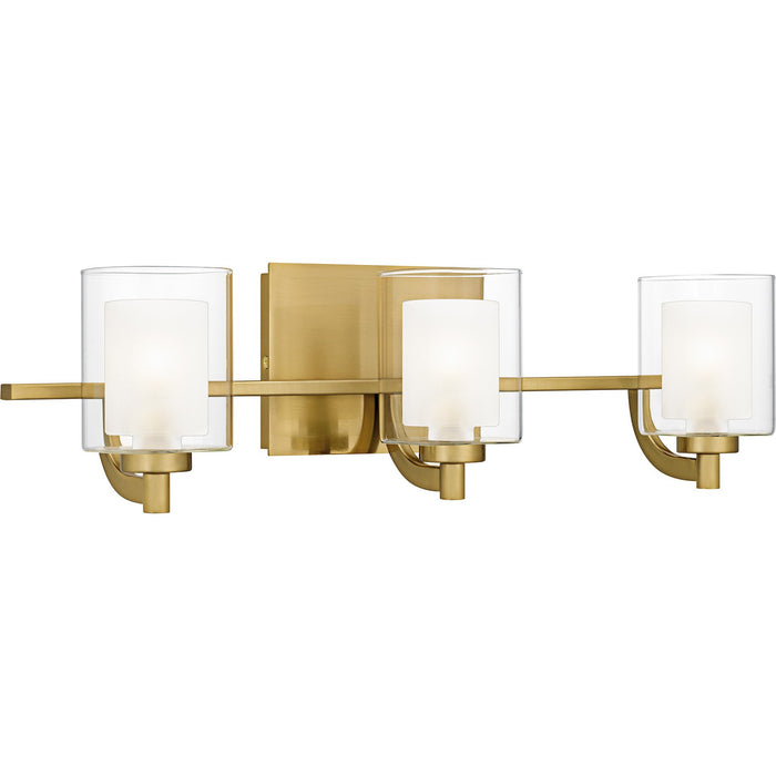 Myhouse Lighting Quoizel - KLT8603BRGLED - Three Light Bath - Kolt - Brushed Gold