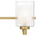 Myhouse Lighting Quoizel - KLT8603BRGLED - Three Light Bath - Kolt - Brushed Gold