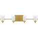 Myhouse Lighting Quoizel - KLT8604BRGLED - Four Light Bath - Kolt - Brushed Gold