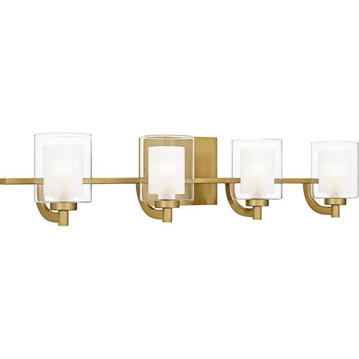 Myhouse Lighting Quoizel - KLT8604BRGLED - Four Light Bath - Kolt - Brushed Gold