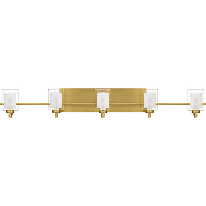 Myhouse Lighting Quoizel - KLT8605BRGLED - Five Light Bath - Kolt - Brushed Gold