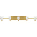 Myhouse Lighting Quoizel - KLT8605BRGLED - Five Light Bath - Kolt - Brushed Gold