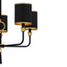 Myhouse Lighting Quoizel - LKY5028MBK - Five Light Chandelier - Lockery - Matte Black