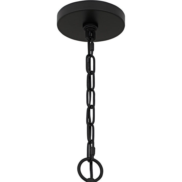 Myhouse Lighting Quoizel - LKY5040MBK - Eight Light Chandelier - Lockery - Matte Black