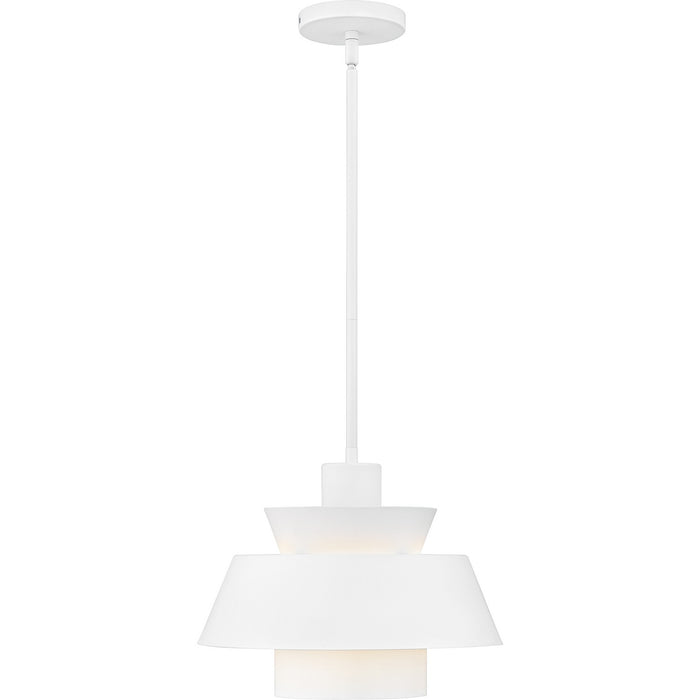 Myhouse Lighting Quoizel - LMI1814W - One Light Pendant - Lumi - Matte White