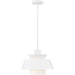 Myhouse Lighting Quoizel - LMI1814W - One Light Pendant - Lumi - Matte White