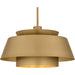 Myhouse Lighting Quoizel - LMI2824BWS - Three Light Pendant - Lumi - Brushed Weathered Brass