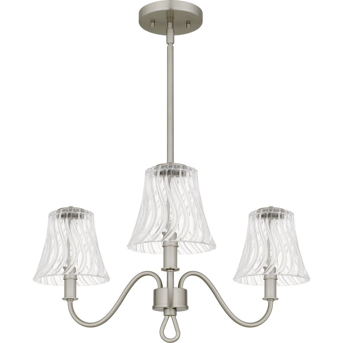 Myhouse Lighting Quoizel - MCK5022BN - Three Light Chandelier - McKinney - Brushed Nickel