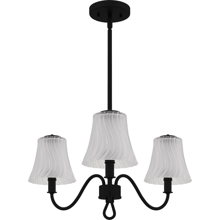 Myhouse Lighting Quoizel - MCK5022MBK - Three Light Chandelier - McKinney - Matte Black