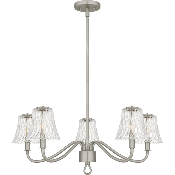 Myhouse Lighting Quoizel - MCK5030BN - Five Light Chandelier - McKinney - Brushed Nickel