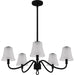 Myhouse Lighting Quoizel - MCK5030MBK - Five Light Chandelier - McKinney - Matte Black