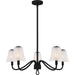 Myhouse Lighting Quoizel - MCK5030MBK - Five Light Chandelier - McKinney - Matte Black