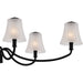 Myhouse Lighting Quoizel - MCK644MBK - Six Light Linear Chandelier - McKinney - Matte Black