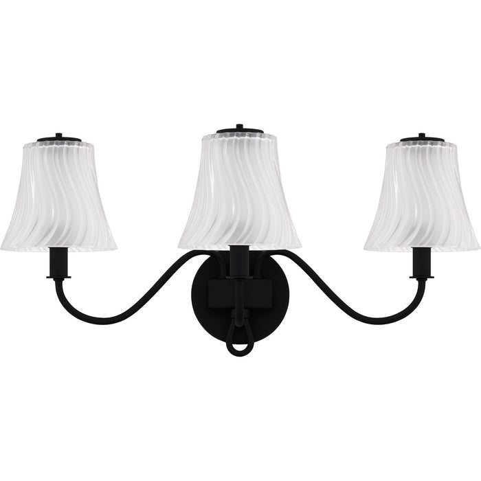 Myhouse Lighting Quoizel - MCK8623MBK - Three Light Bath - McKinney - Matte Black