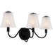 Myhouse Lighting Quoizel - MCK8623MBK - Three Light Bath - McKinney - Matte Black