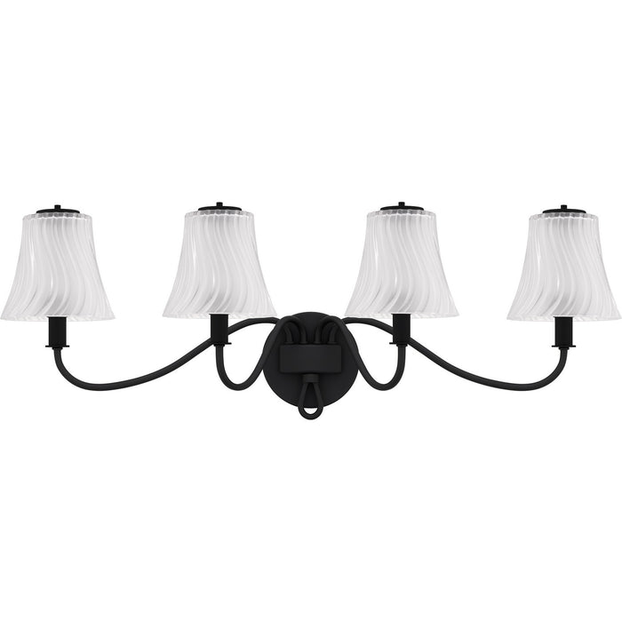 Myhouse Lighting Quoizel - MCK8631MBK - Four Light Bath - McKinney - Matte Black