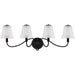 Myhouse Lighting Quoizel - MCK8631MBK - Four Light Bath - McKinney - Matte Black