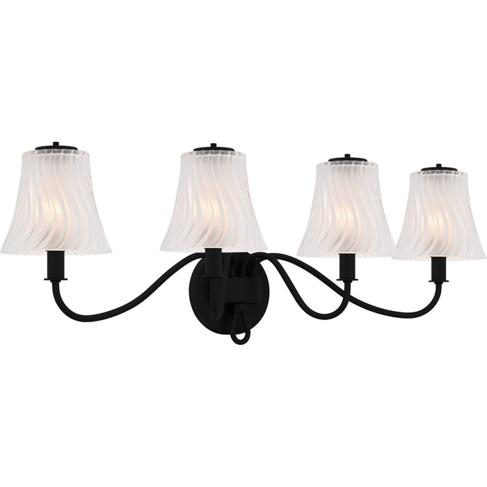 Myhouse Lighting Quoizel - MCK8631MBK - Four Light Bath - McKinney - Matte Black
