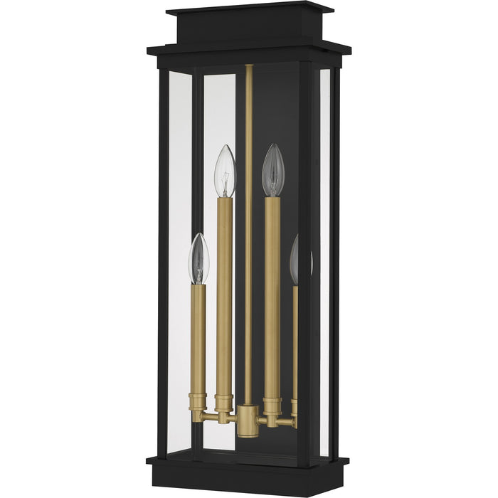 Myhouse Lighting Quoizel - NOE8410MBK - Two Light Outdoor Wall Lantern - Noelle - Matte Black
