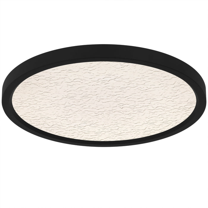 Myhouse Lighting Quoizel - OSTC1715EK - LED Flush Mount - Outskirts - Earth Black