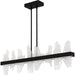 Myhouse Lighting Quoizel - PCAUR142MBK - LED Linear Chandelier - Aurelia - Matte Black