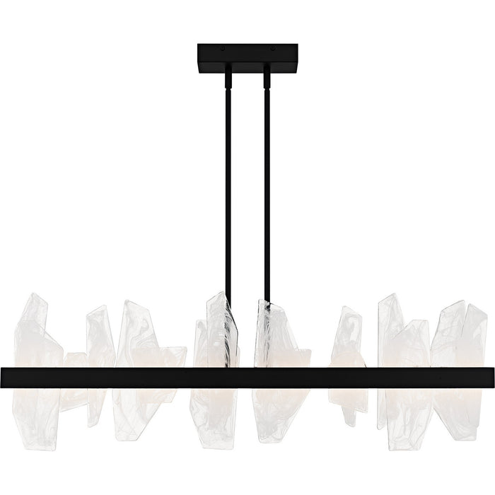 Myhouse Lighting Quoizel - PCAUR142MBK - LED Linear Chandelier - Aurelia - Matte Black