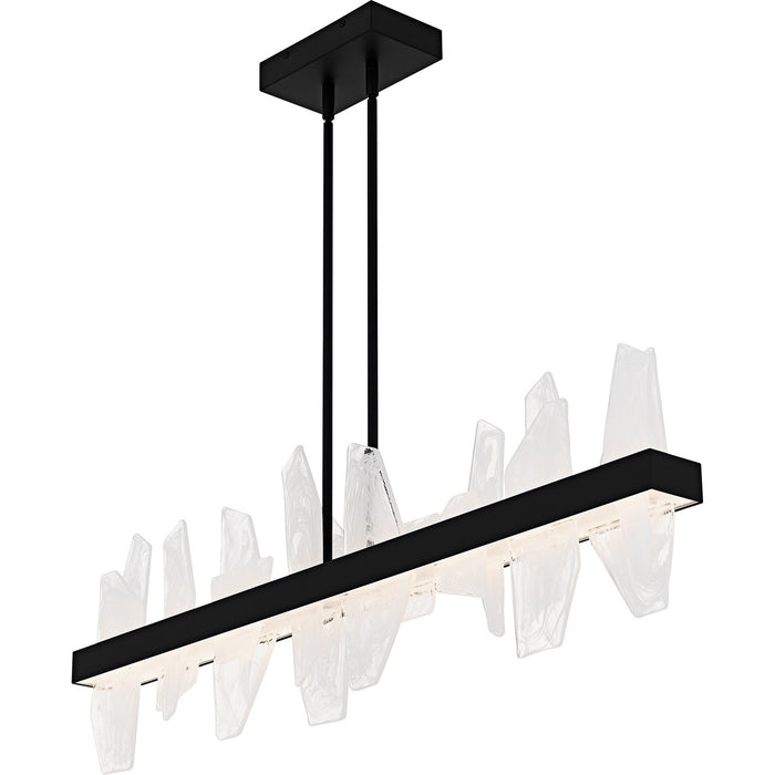 Myhouse Lighting Quoizel - PCAUR142MBK - LED Linear Chandelier - Aurelia - Matte Black