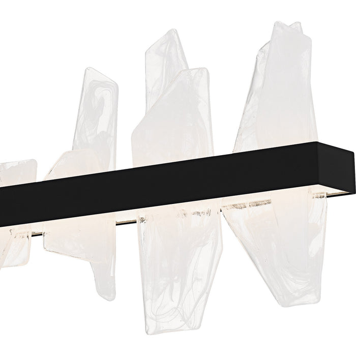 Myhouse Lighting Quoizel - PCAUR142MBK - LED Linear Chandelier - Aurelia - Matte Black