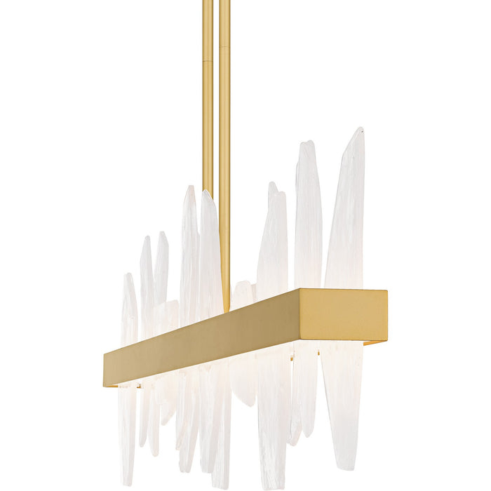 Myhouse Lighting Quoizel - PCAUR142SGD - LED Linear Chandelier - Aurelia - Soft Gold