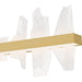 Myhouse Lighting Quoizel - PCAUR142SGD - LED Linear Chandelier - Aurelia - Soft Gold