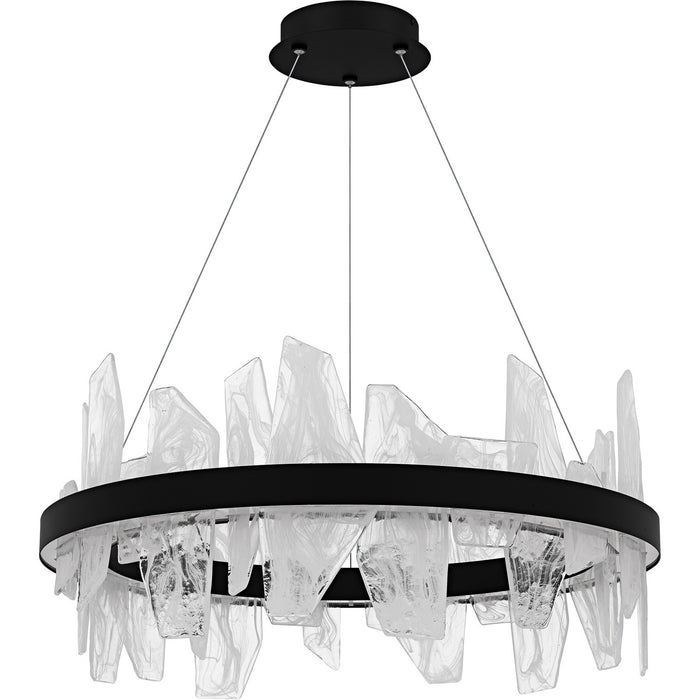 Myhouse Lighting Quoizel - PCAUR5030MBK - LED Chandelier - Aurelia - Matte Black