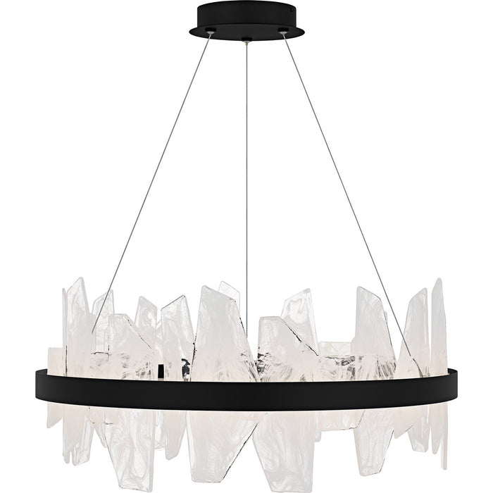 Myhouse Lighting Quoizel - PCAUR5030MBK - LED Chandelier - Aurelia - Matte Black