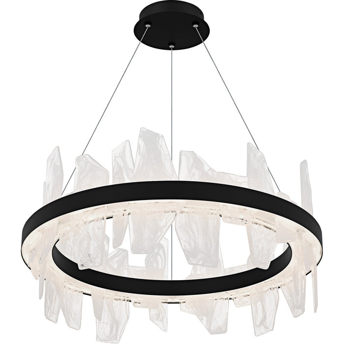 Myhouse Lighting Quoizel - PCAUR5030MBK - LED Chandelier - Aurelia - Matte Black