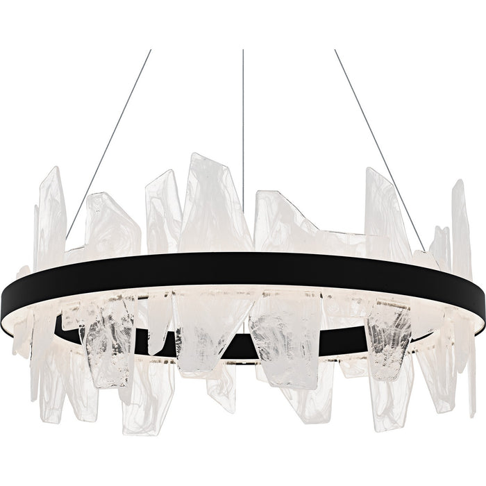 Myhouse Lighting Quoizel - PCAUR5030MBK - LED Chandelier - Aurelia - Matte Black