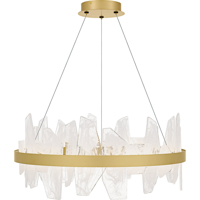 Myhouse Lighting Quoizel - PCAUR5030SGD - LED Chandelier - Aurelia - Soft Gold