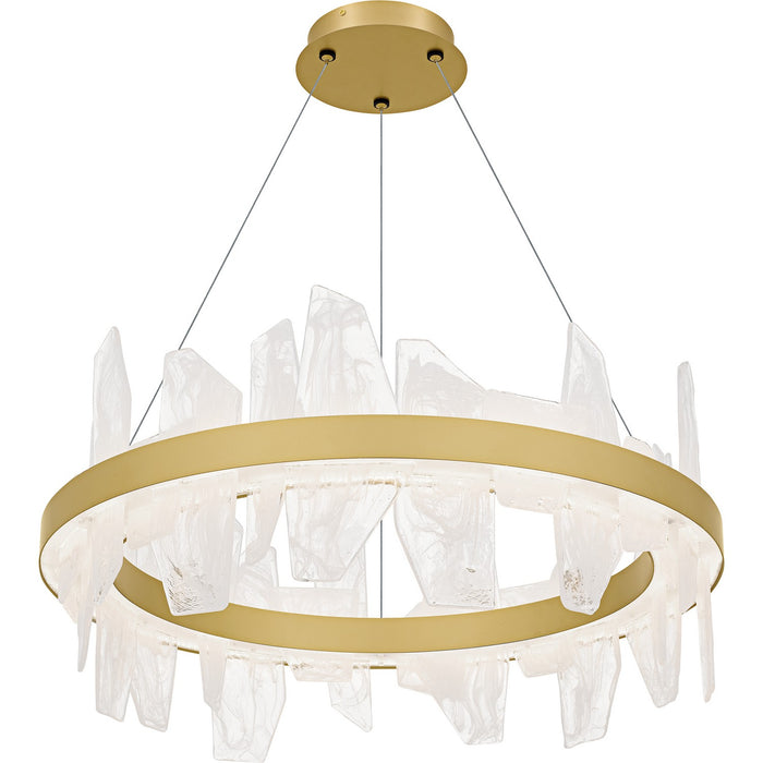 Myhouse Lighting Quoizel - PCAUR5030SGD - LED Chandelier - Aurelia - Soft Gold